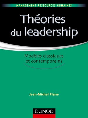 cover image of Théories du leadership